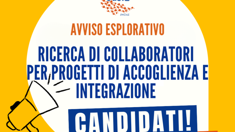 Avviso Esplorativo per ricerca di personale interessato a collaborare in progetti di Accoglienza e Integrazione della Comunità Oasi2 San Francesco – Avviso Aperto